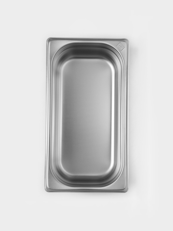 Гастроемкость 1/3x100 мм, 325x176x100 мм, толщина 0,8 мм Гастроемкость 1/3x100 мм, 325x176x100 мм, толщина 0,8 мм