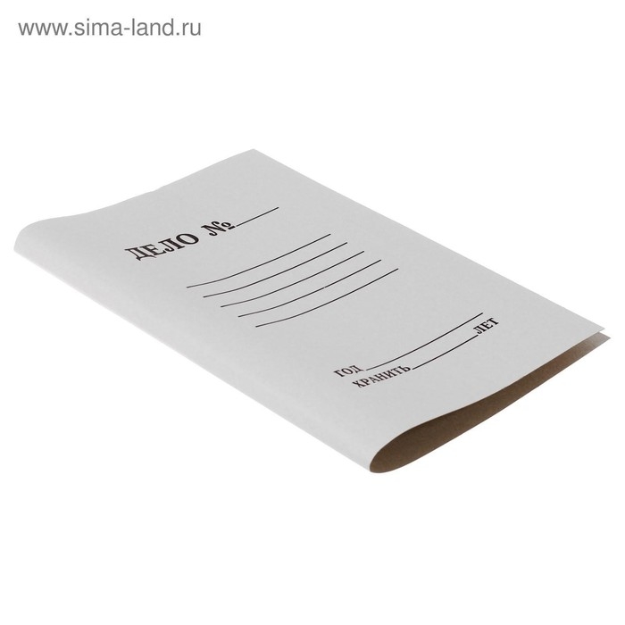 Набор папок скоросшивателей Calligrata  Набор папок скоросшивателей Calligrata "Дело" 440 г/м2, картон немелованный, до 200 листов, 5 штук