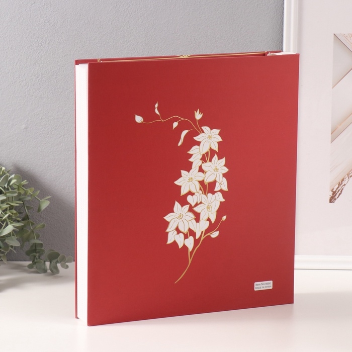 Фотоальбом на 800 фото 10х15 см Фотоальбом на 800 фото 10х15 см "Париж. Геометрия" коробке красн зол.обводка 5,5х30,5х33,5см 10749