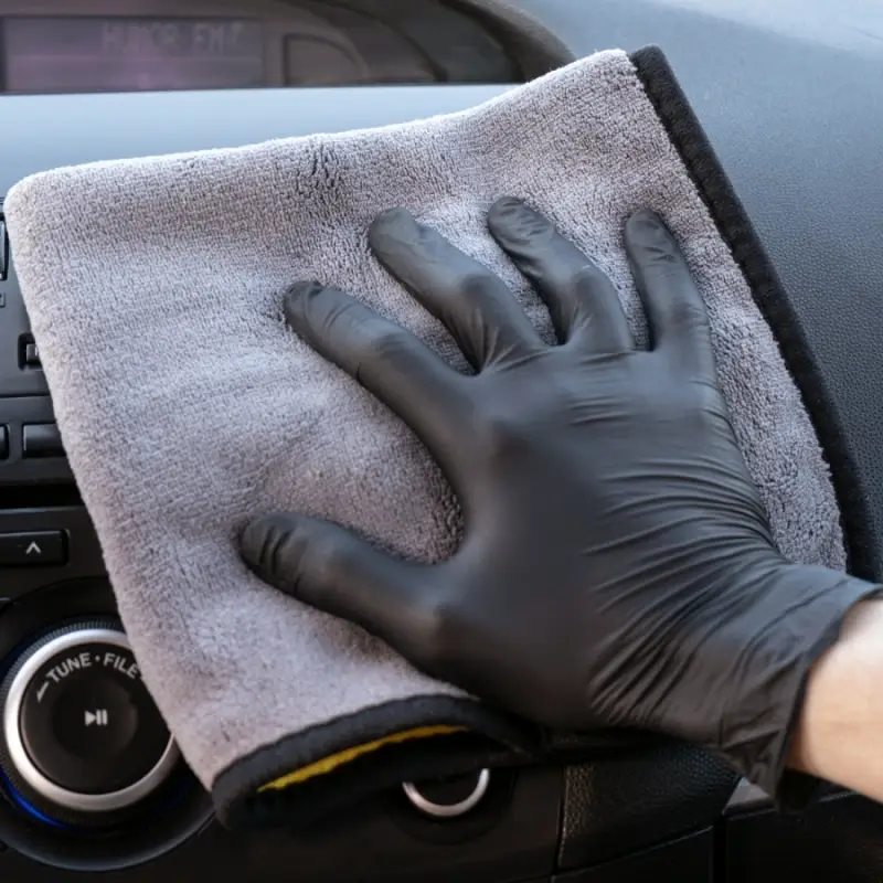 22 Салфетка микрофибра для уборки высокой плотности AVS MF-0121 (40х37см)(1шт)