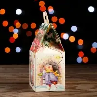 Подарочная коробка «Кролики» 9.1×7×15.7 см