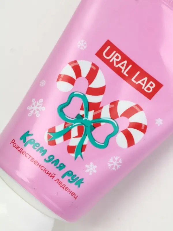 URAL LAB смягчающий крем для рук с ароматом рождественского леденца, 30 мл URAL LAB смягчающий крем для рук с ароматом рождественского леденца, 30 мл