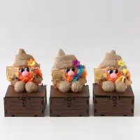 Фигурка-оберег &laquo;Домовой. Богатейка на сундуке, в колпаке&raquo;, 20&times;14&times;10 см, МИКС