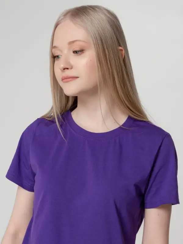 Футболка женская T-bolka Lady фиолетовая, размер S Футболка женская T-bolka Lady фиолетовая, размер S