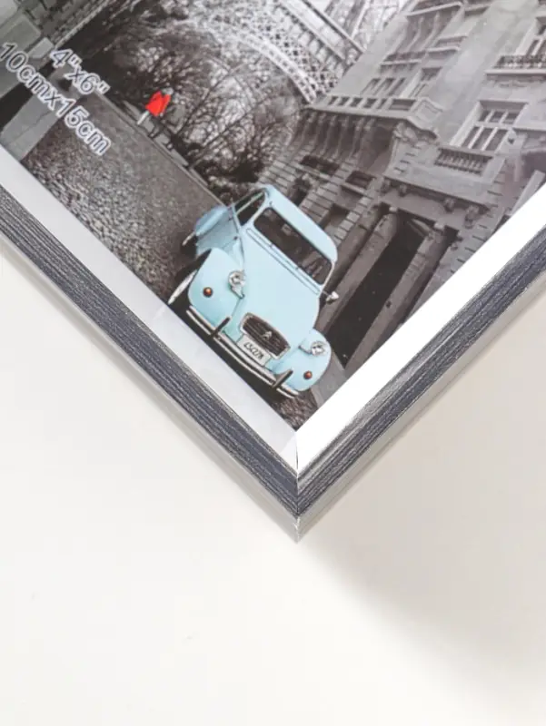 Фоторамка пластик 10х15 см "Данте" чёрный состаренный 16х10,8х2,5 см