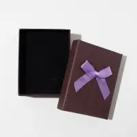 Набор короборчек подарочных 6 шт.  под набор "Клетка" мелкая, 7*9, цвет МИКС (9901836)