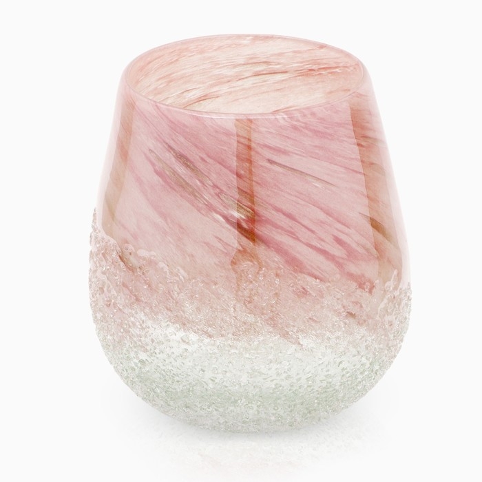 Ваза для цветов «Элен» из цветного стекла 15×14×14 см Ваза для цветов «Элен» из цветного стекла 15×14×14 см