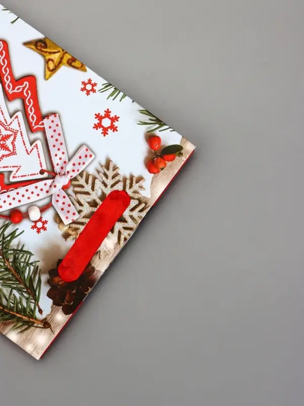 Пакет подарочный ламинированный Пакет подарочный ламинированный "Рождество" 18 х 23 х 10 см