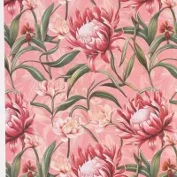 Бумага упаковочная крафт &laquo;Цветочная&raquo;, 70&times;100 см