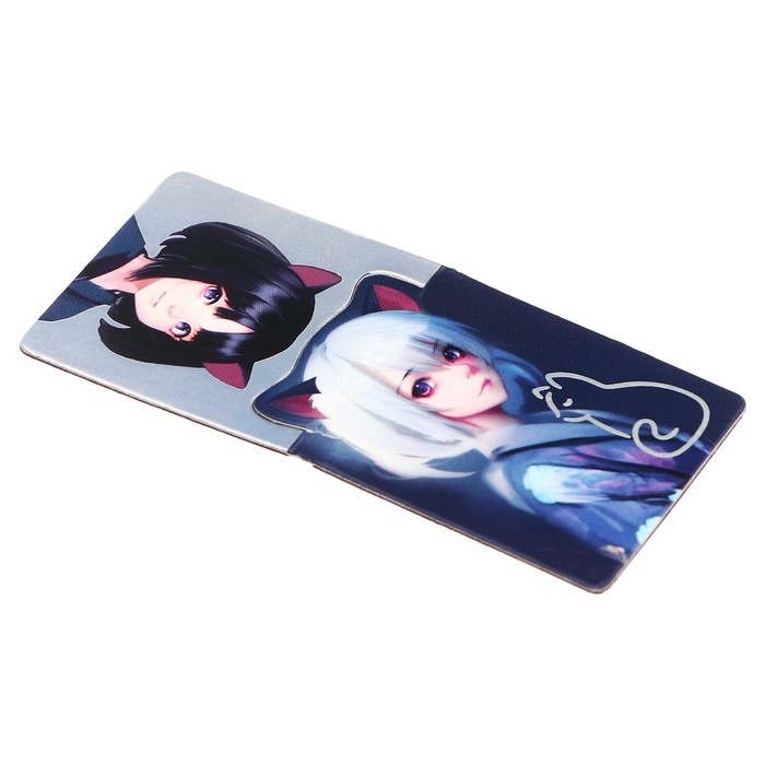 Закладки магнитные для книг, набор 4 штуки, MESHU "Neko"