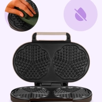 Вафельница электрическая для венских вафель КТ-3637 1200 Вт Вафельница электрическая для венских вафель КТ-3637 1200 Вт