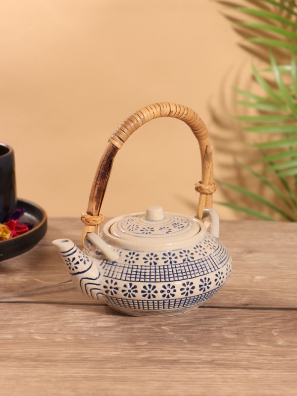 Набор для чаепития «Айша» керамический, чайничек + 2 пиалы