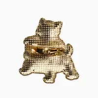 Брошь &laquo;Котёнок с щеночком&raquo; озорные, МИКС в золоте (неделимая фасовка 12 шт. цена за шт.)