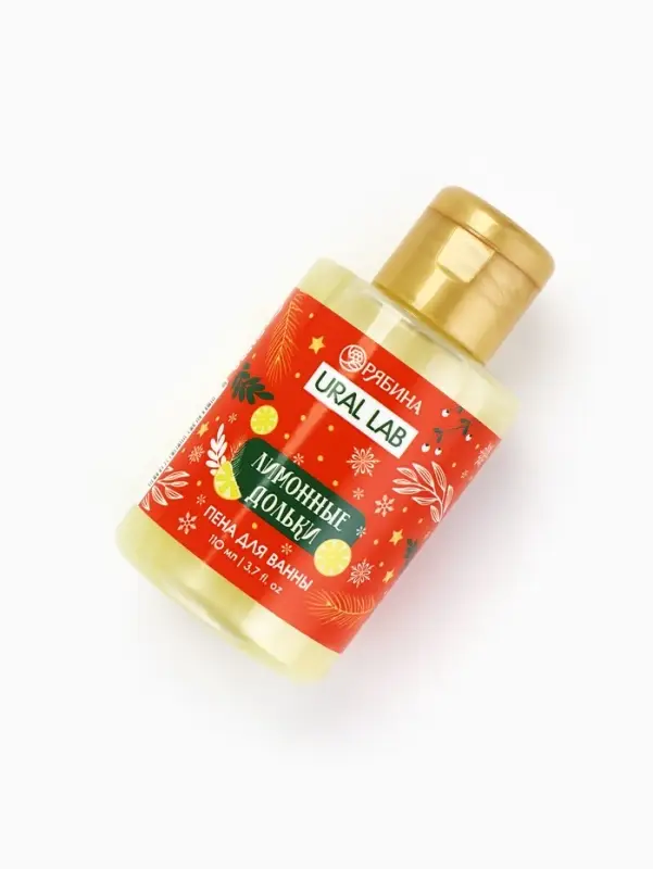 Пена для ванны, аромат лимонной дольки, 100 мл, URAL LAB