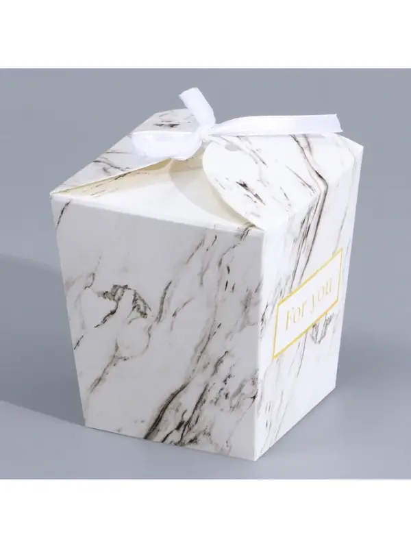 Коробка подарочная &laquo;Мрамор&raquo;, 8&times;7.5&times;6 см см