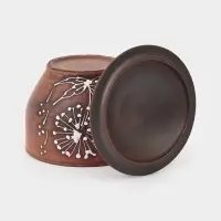Горшочек для запекания &laquo;Одуванчик&raquo;, 850 мл, 13&times;13&times;14 см, красная глина