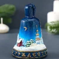 Свеча фигурная "Колокольчик Рождественский" 6,5х6,5х10 см