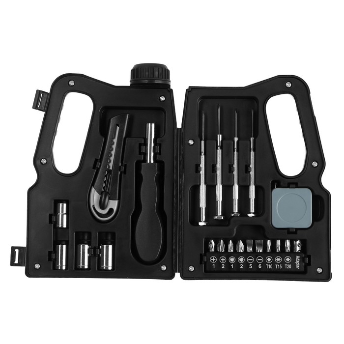 Набор инструментов ТУНДРА, подарочный пластиковый кейс Набор инструментов ТУНДРА, подарочный пластиковый кейс "Канистра", 21 предмет