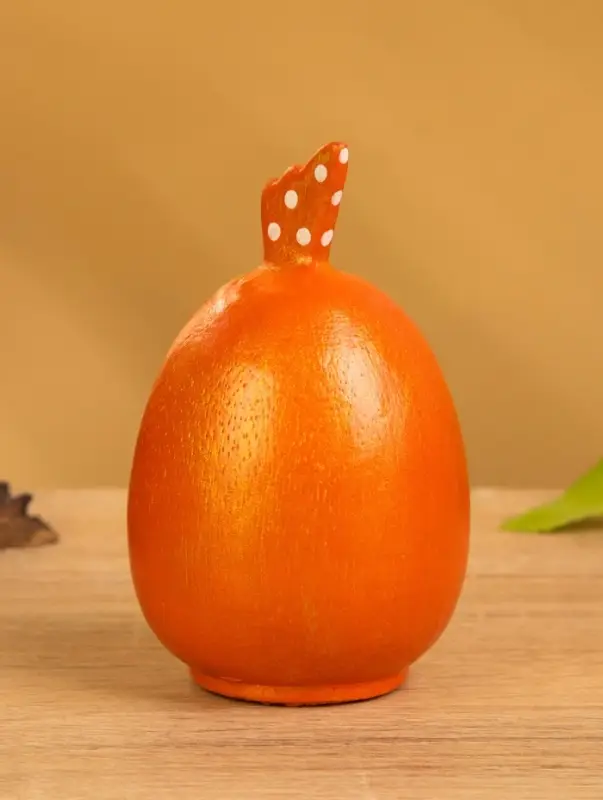 Деревянная кукла кокеши "Цыпленок" цв. красный, 6х6х9 см