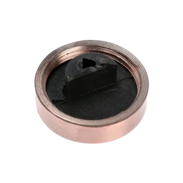 Зеркалодержатель ТУНДРА LIGHT, d=25 мм, без сверления, цвет медь, пластик, 4 шт.