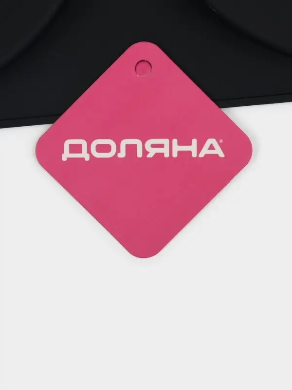 Форма для выпечки Доляна &laquo;Бискотто&raquo;, силикон, 2 ячейки, 35&times;19.5&times;1.7 см, d=16 см, чёрная