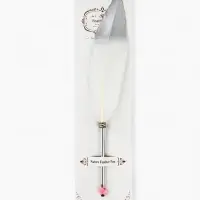 Ручка с пером МИКС, чёрная паста, длина 25 см