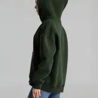 Худи Kulonga Oversize, темно-зеленый хаки, размер M/L