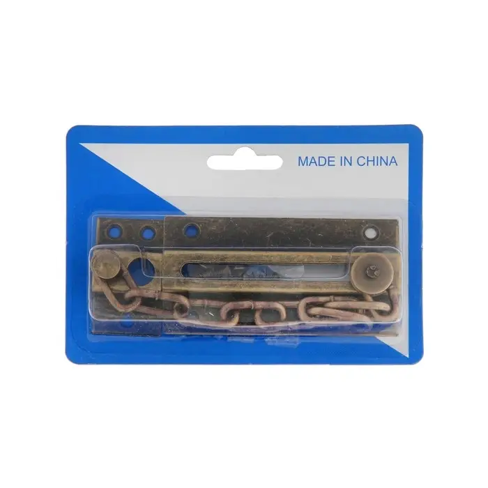 Цепочка дверная 001, цвет бронза