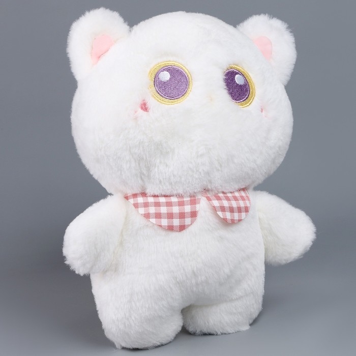 Мягкая игрушка «Котик», 23 см, цвет белый Мягкая игрушка «Котик», 23 см, цвет белый