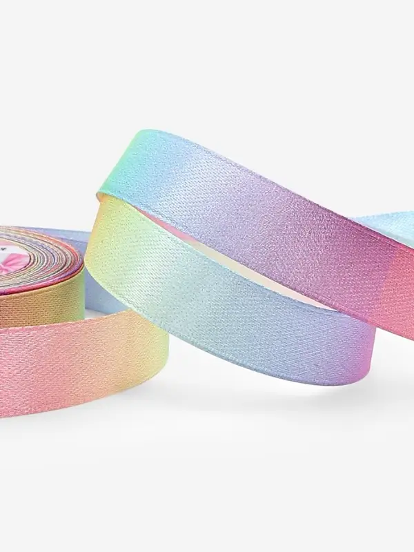 Лента атласная &laquo;Радуга&raquo;, 15 мм &times; 18 &plusmn; 1 м, разноцветная