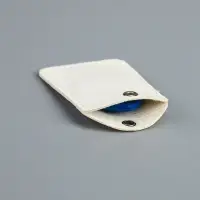 Брелок чехол для магнитных ключей, прямоугольный, белый 4,5х7 см