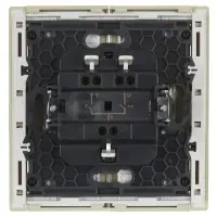 FORTE&PIANO Выключатель 2-клавишный 10А FP405 ваниль IEK