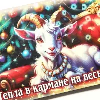 Магнит новогодний набор 3 шт. 2027 &laquo;С Новым Годом!&raquo; 9.6&times;6.7 см