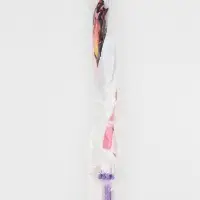 Зонт - трость детский &laquo;Единорог&raquo;, механический, фигурный, 8 спиц, R=35/45 см, d=70 см, розовый/белый