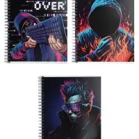 Компл тетр из 3шт 96л кл на гребне Киберпанк, обл мел карт, офсет (10296914) Компл тетр из 3шт 96л кл на гребне Киберпанк, обл мел карт, офсет (10296914)