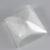 Складная прозрачная коробка из PVC, для упаковки подарков, 6.3×6.3×4 см
