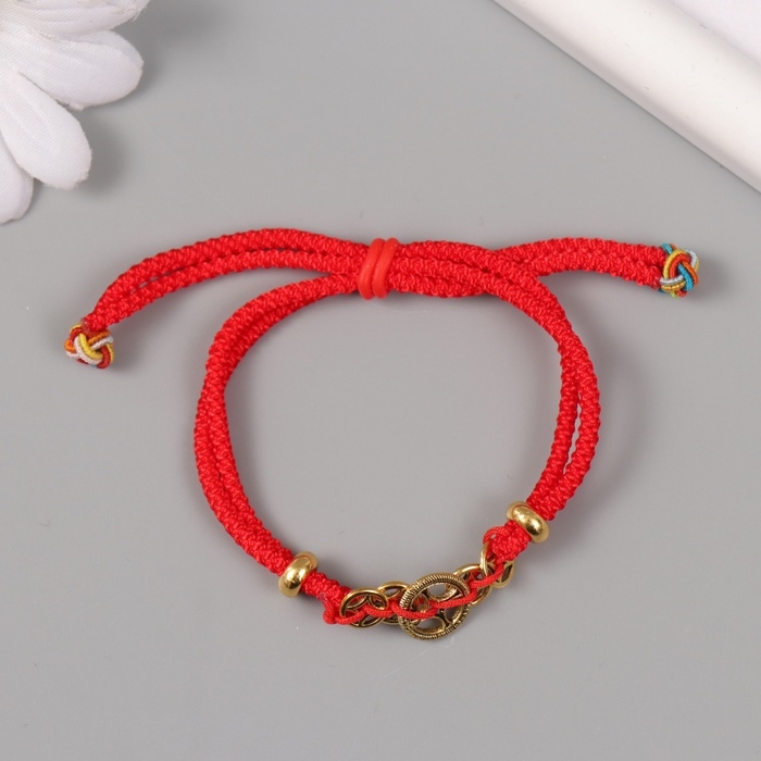 Браслет фен-шуй Браслет фен-шуй "Монетки" регулируемая длина набор 5 шт