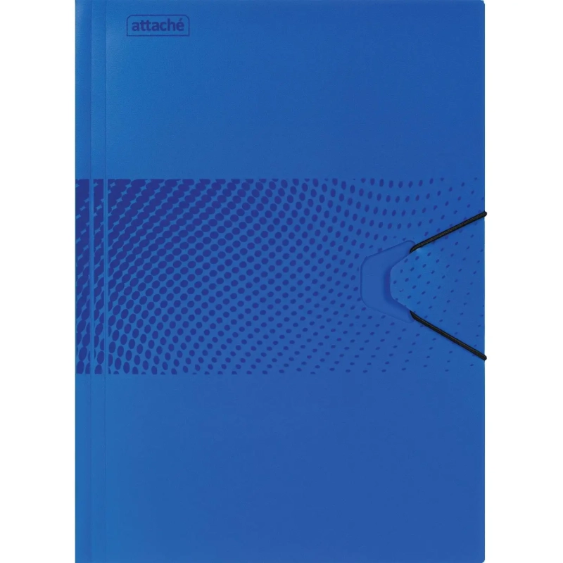 Папка на резинках Attache  Digital, синий