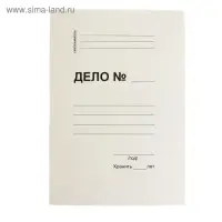 Скоросшиватель картонный, плотность 370 г/м², на 200 листов, евро