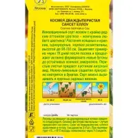 Семена цветов Космея Сансет еллоу , Ц/П,0,3 г Семена цветов Космея Сансет еллоу , Ц/П,0,3 г