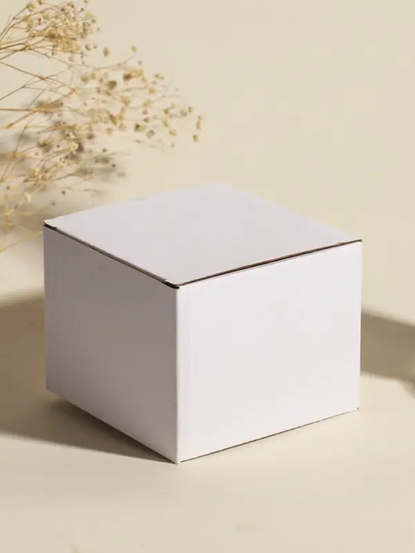 Свеча интерьерная в стакане Свеча интерьерная в стакане "Нежно-голубой пион" 11х11х8 см