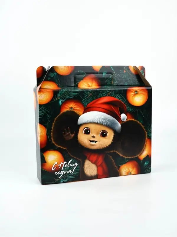 Коробка подарочная Коробка подарочная "Яркого года!", Чебурашка, 33,7 х 27,7 х 7,9 см