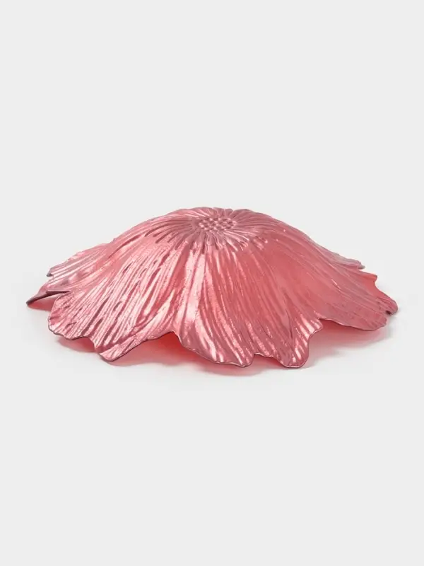 Блюдо сервировочное &laquo;Маки&raquo;, d=30 см, стекло, красное