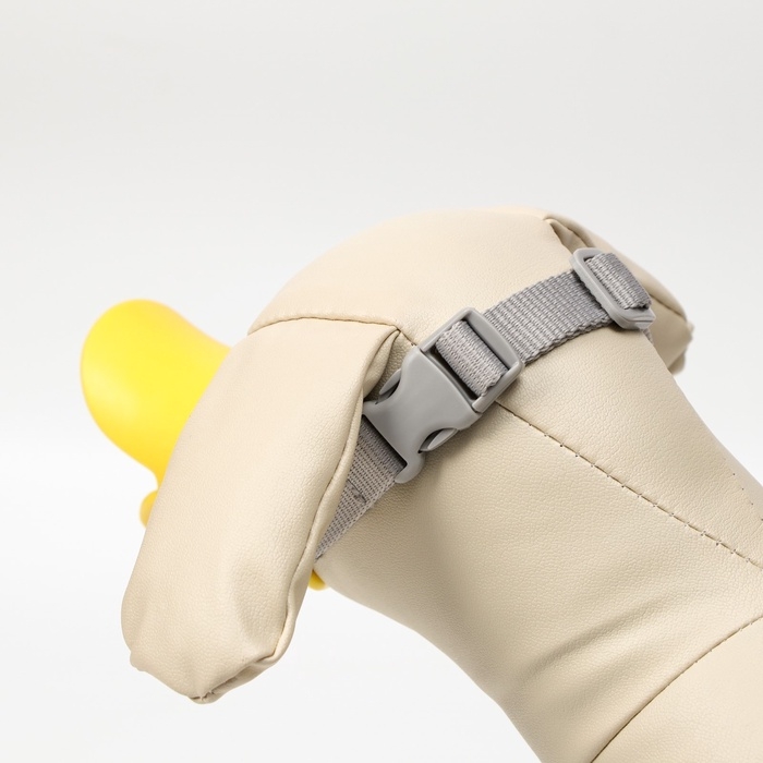 Намордник силиконовый фиксирующий, размер S (ОМ 12 см, ОШ 17-30 см), жёлтый Намордник силиконовый фиксирующий, размер S (ОМ 12 см, ОШ 17-30 см), жёлтый