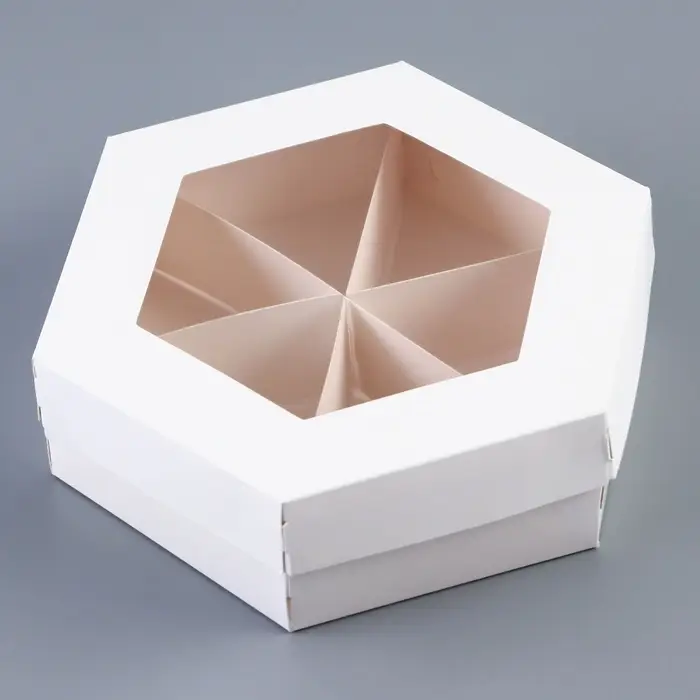 Менажница белая, 18.5×18.5×5.5 см Менажница белая, 18.5×18.5×5.5 см