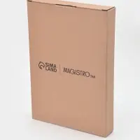 Блюдо фарфоровое для подачи с деревянной ручкой Magistro, d=20 см, белое