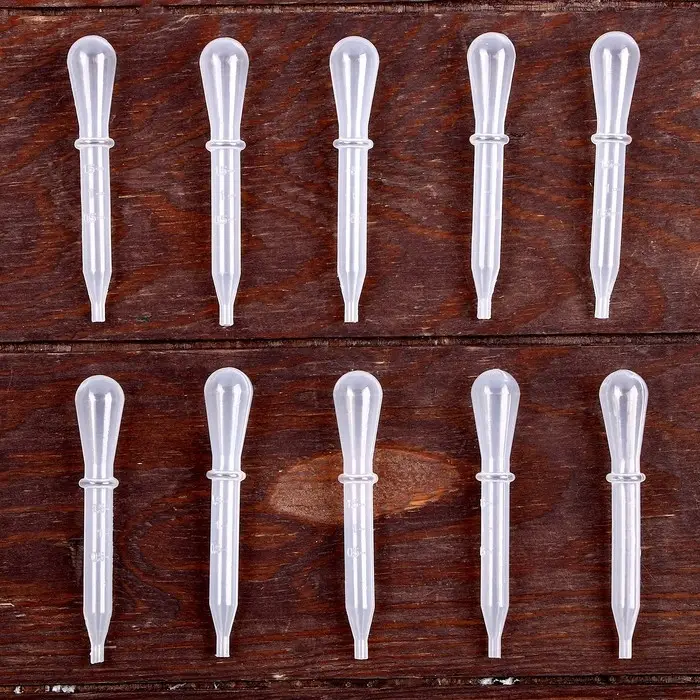 Пипетка для опытов и творчества 1,5 мл, набор 10 шт., размер 1 шт. — 1,4 × 7,9 см Пипетка для опытов и творчества 1,5 мл, набор 10 шт., размер 1 шт. — 1,4 × 7,9 см