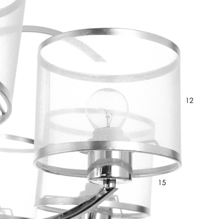 Люстра 91307/8 E27 40Вт хром 82х82х85 см BayerLux