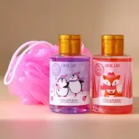 Новогодний подарочный набор косметики &laquo;Мечтай&raquo;: гель для душа 2&times;100 мл и мочалка для тела, URAL LAB