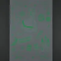 Виниловые наклейки &laquo;Новогодние&raquo;, со светящимся слоем, 35 &times; 50 см, 2 листа